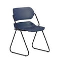 thumbnail image 1 of OFM Martisa Series Model 202 Plastic Stack Chair, Navy with Black Frame, Pack of 4, 1 of 1