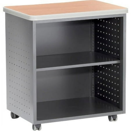 OFM Mesa Mobile Utility Table with Shelf