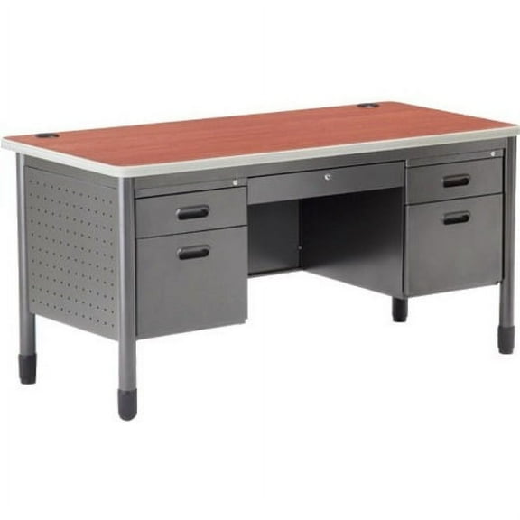OFM Mesa Series Double Pedestal Teacher's Desk 27.75" x 59.25"