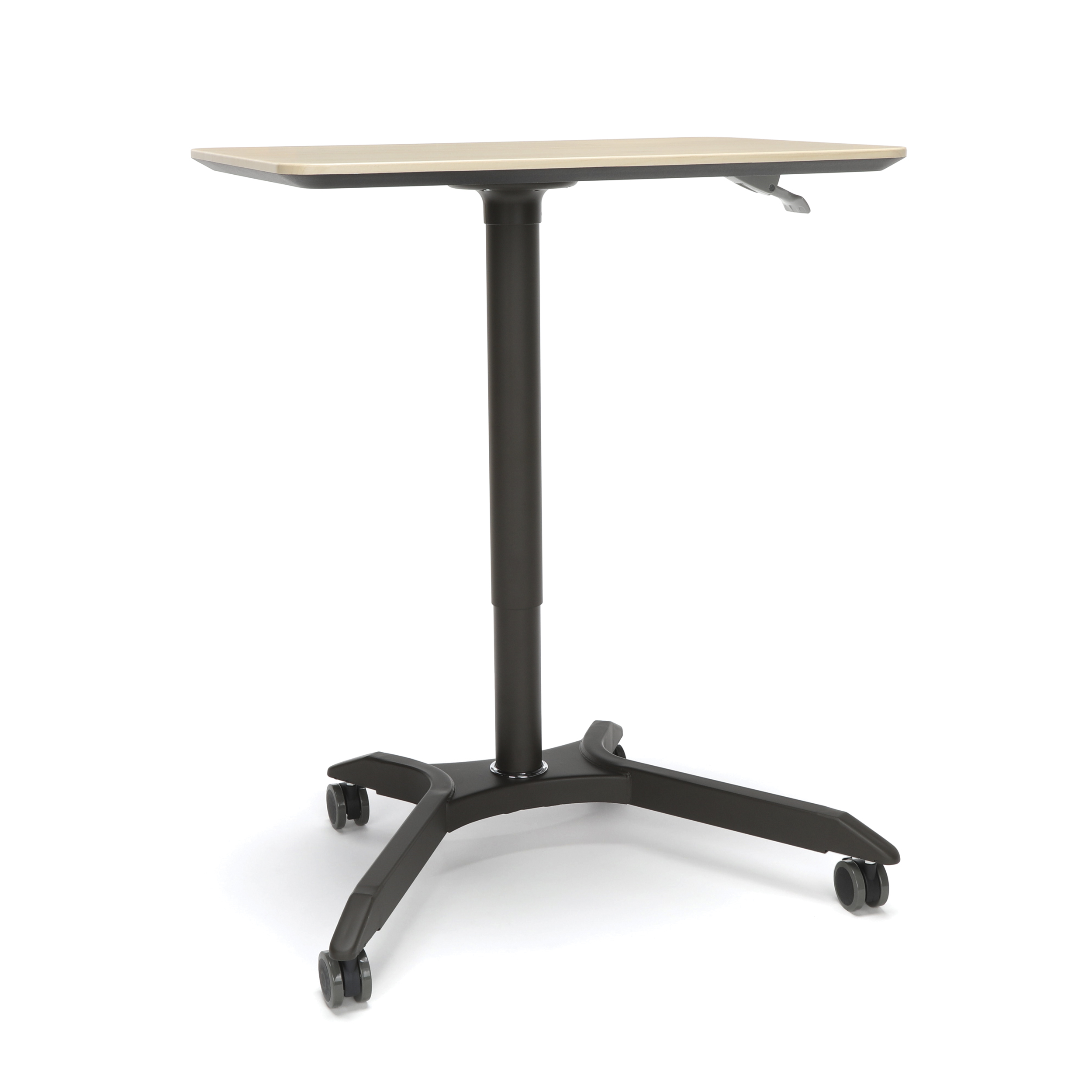 OFM Mesa Series Model 66100 Height Adjustable Mobile Podium, Maple