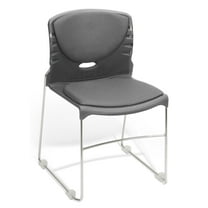 OFM Model 320-F Contract Stack Chair with Fabric Seat & Back, Gray