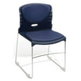thumbnail image 1 of OFM Model 320-VAM Contract Stack Chair with Anti-Microbial/Anti-Bacterial Seat & Back, Navy, 1 of 4