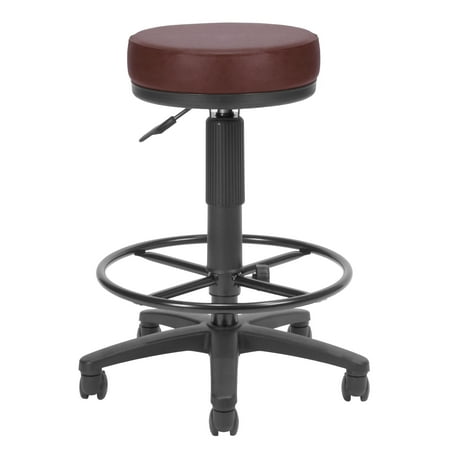 OFM Model 902-VAM-DK Anti-Microbial/Anti-Bacterial Vinyl Utili-Stool with Drafting Kit, Wine