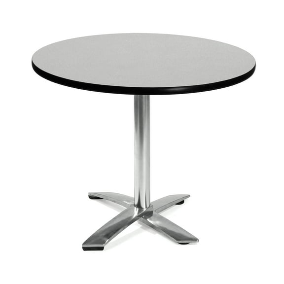 OFM Model FT36RD 36" Round Flip-Top Multi-Purpose Table, Gray Nebula