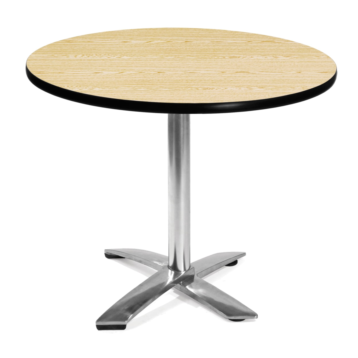 OFM Model FT36RD 36" Round Flip-Top Multi-Purpose Table, Oak