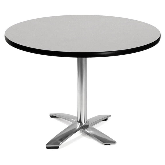 OFM Model FT42RD 42" Round Flip-Top Multi-Purpose Table, Gray Nebula