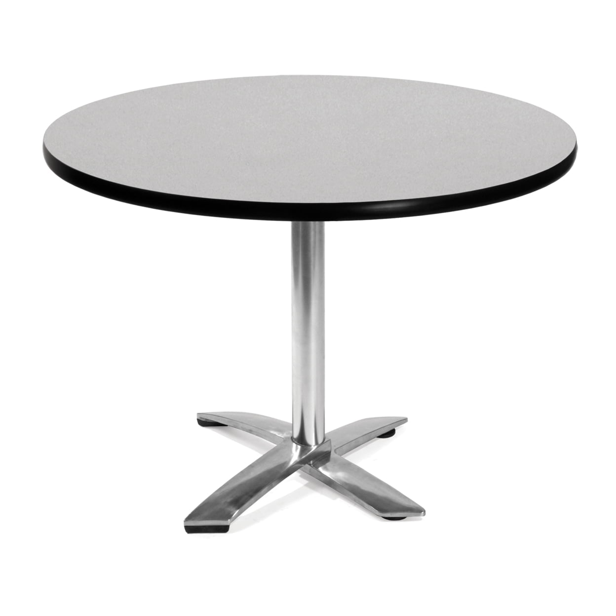 OFM Model FT42RD 42" Round Flip-Top Multi-Purpose Table, Gray Nebula