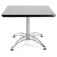 thumbnail image 1 of OFM Model LT36SQ 36" Multi-Purpose Square Table with Chrome-Plated Steel Base, Gray Nebula, 1 of 4