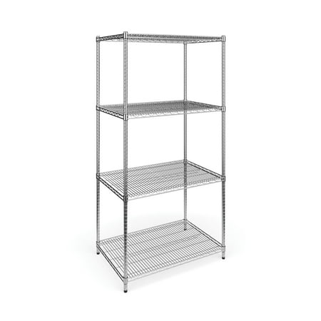 OFM X5 Preconfigured Kit-4 Shelf Rack, 24" x 36" (No Tracks)