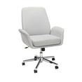 thumbnail image 1 of OFM Modern Fabric Upholstered Swivel Office Chair, Cushioned Arm Chair, in Gray (733-F-GRY), 1 of 17