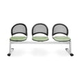 thumbnail image 1 of OFM Moon Series Model 333 3-Unit Beam Seating with 3 Fabric Seats, Sage Green, 1 of 2