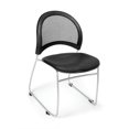 thumbnail image 1 of OFM Moon Series Model 335-VAM Anti-Microbial/Anti-Bacterial Vinyl Stack Chair, Black, 1 of 5