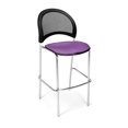 thumbnail image 1 of OFM Moon 31.25" Fabric Bar Stool in Plum (Set of 2), 1 of 1