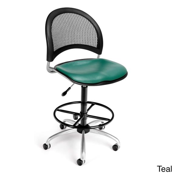 OFM Moon Series Vinyl Drafting Stool