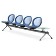 thumbnail image 1 of OFM NET Series 5-Unit Beam Seating with 4 Seats and 1 Table, Marine, 1 of 2
