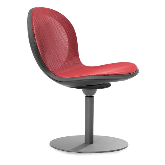 OFM NET Series Model N101 Single Seating with Swivel Base, Red