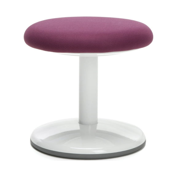 OFM Orbit Static Stool - 14" Tall Fabric Backless Stool, Purple (2814-STA-PUR)