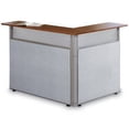 thumbnail image 1 of OFM RiZe 60" x 48" L Shaped Reception Station in Gray Beige and Maple, 1 of 1