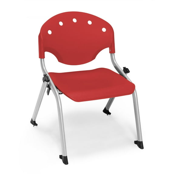 OFM 305-12-P1 Rico Student Stack Chair, Red