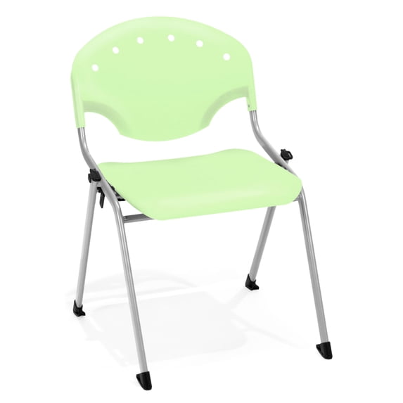 OFM Rico Series Model 305 18" Plastic Stack Chair, Green