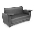 thumbnail image 1 of OFM Social Seating Guest Couch with Double Tablet, 1 of 5