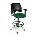 thumbnail image 1 of OFM Stars Series Model 326-AA3-DK Fabric Swivel Task Chair with Arms and Drafting Kit, Forest Green, 1 of 7