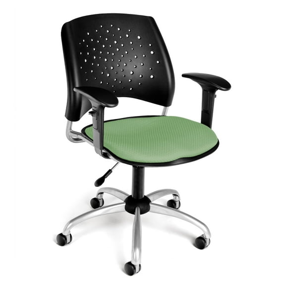 OFM Star Swivel Office Chair with Arms in Royal Blue