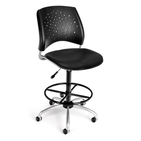 OFM Model 326-VAM-DK Vinyl Armless Swivel Task Chair with Kit