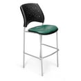 thumbnail image 1 of OFM Stars 31.25" Faux Leather Bar Stool in Teal (Set of 2), 1 of 2