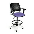 thumbnail image 1 of Stars Swivel Stool with Arms, Blue, 1 of 7