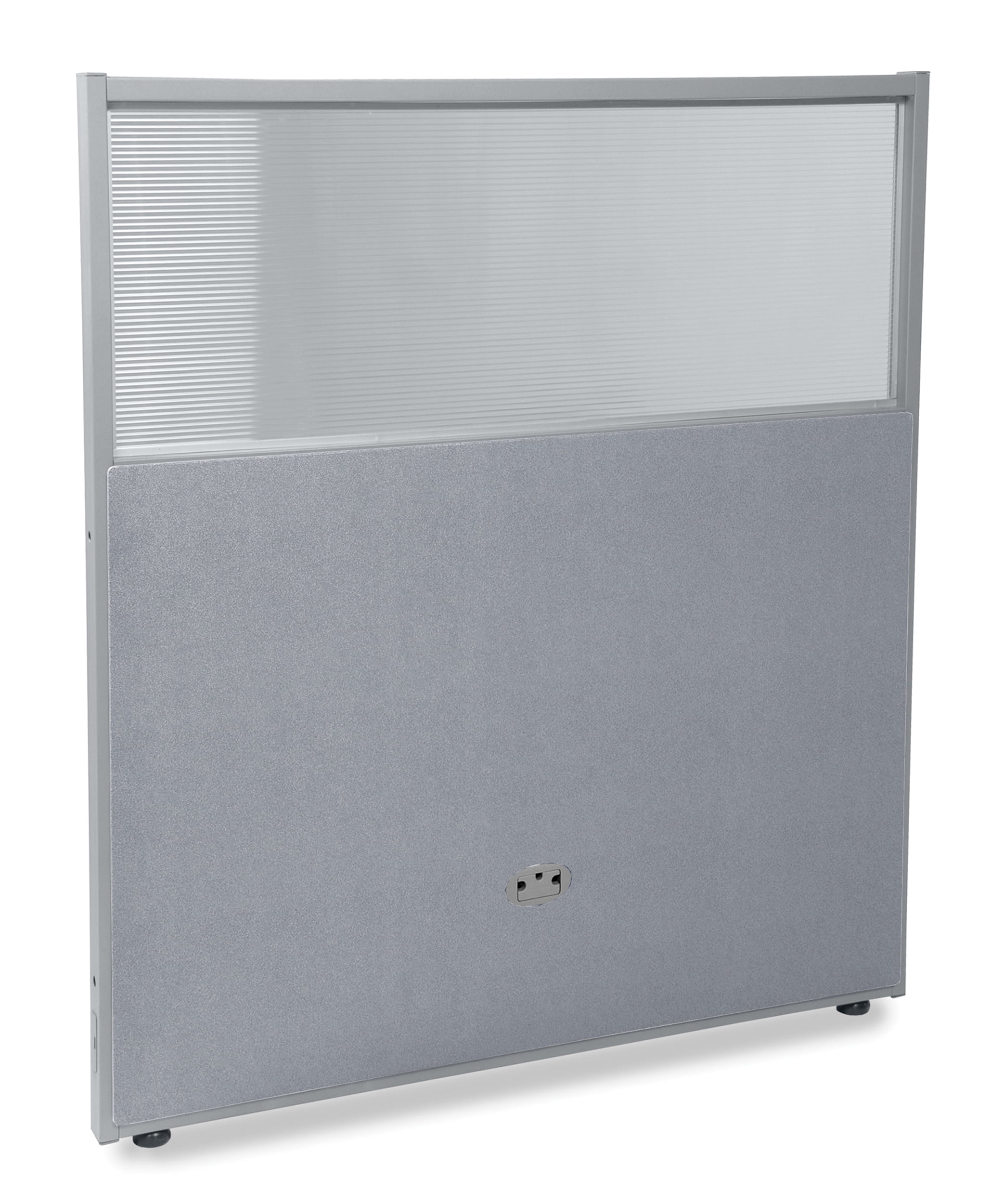 Free Shipping! OFM Vinyl Floor RiZe Panel with Translucent Windows Gray ...