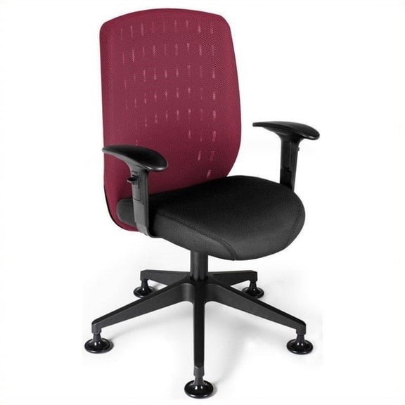 OFM Vision Executive Guest Chair in Wine