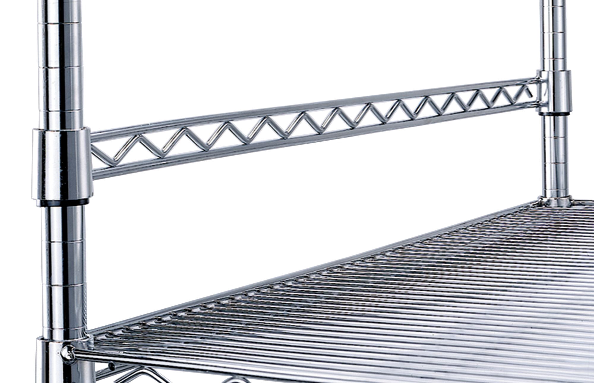 OFM X5 72" Anti Slide Wire Shelf Bar in Chrome