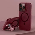 thumbnail image 1 of OFOCASE Magnetic Cell Phone Case with Camera Protection Stand for Apple iPhone 15 Pro Max, Red, 1 of 8