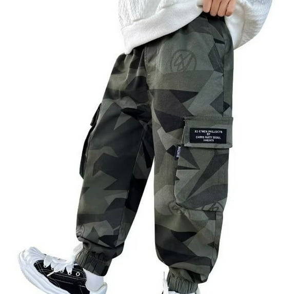 OFTZID Toddler Baby Boys' Pants Children'S Spring Fall Overalls Casual Jogger Pants Trousers for Boys Size 3-4T
