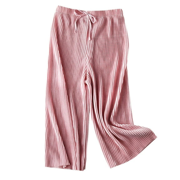 OFTZID Toddler Baby Girls Pants Wide Leg Lightweight Casual Elastic Waist Straight Leg Loose Kids Trousers for Girl Size 2-3T