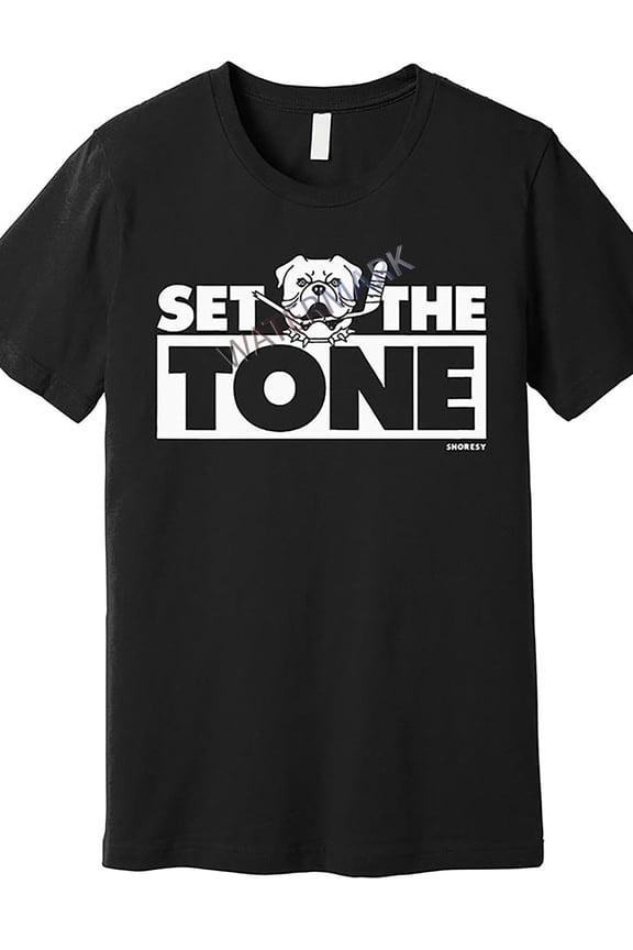 OFficial Shoresy Set The Tone Premium T-Shirt 644275 funny Men'S Short Sleeve Graphic T-shirt Collection black TT2