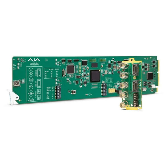 AJA OG-FS-Mini 3G-SDI Utility Frame Synchronizer with DashBoard Support, Simultaneous SDI and HDMI Outputs