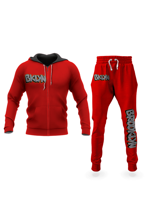 OG Hoodie Sweatpants Set w/Brooklyn Logo