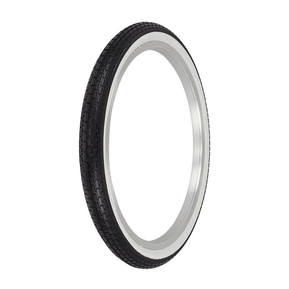 OG Lowrider Bicycle Tire in Size 20" X 1.75" Small Brick Tread Lowrider Bmx Bike Black/White Sidewall