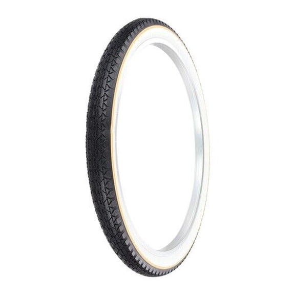 OG Lowrider Classic Tire 26" x 2.125" P-123A Black/White Sidewall w/Yellow Line