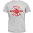 thumbnail image 1 of OG Original Gamer d20 Table Top Edition Mens T Shirt Light Heather Grey 2XL, 1 of 1