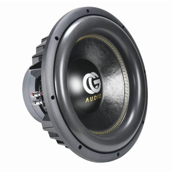 OG WX 15" 1000 Watts RMS Dual 2 ohm Silver Subwoofer