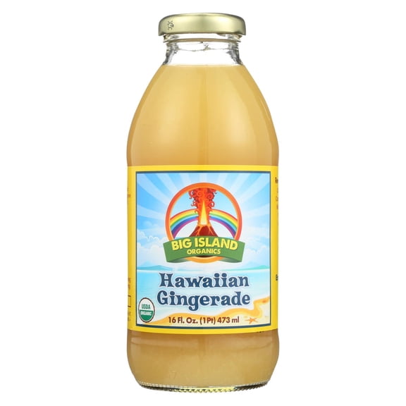 Big Island Organics Gingerade, Hawaiian, 16-Ounce (Pack of 12) 1 Pound (Pack of 12)