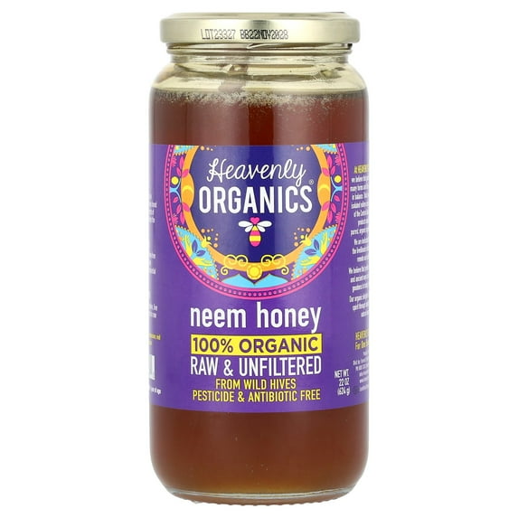 Heavenly Organics Organic Raw Neem Honey 22 oz.