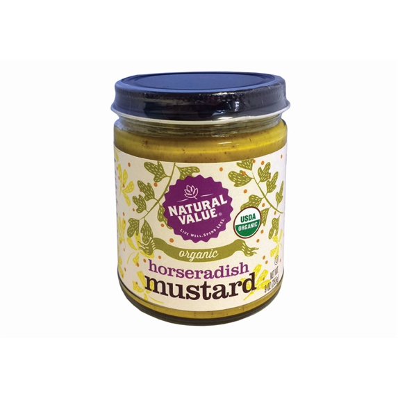 9-oz. Natural Value Organic HORSERADISH Mustard / 12-ct. case