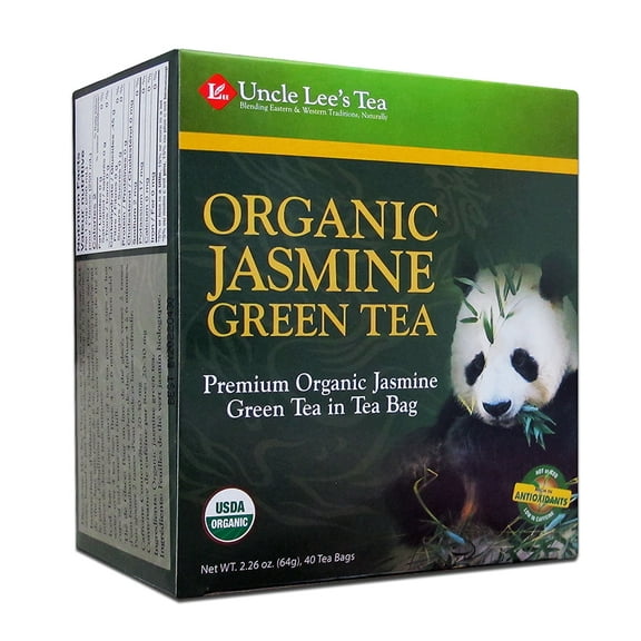 UNCLE LEE'S TEA, TEA,OG2,JASMINE GREEN 40 BAG