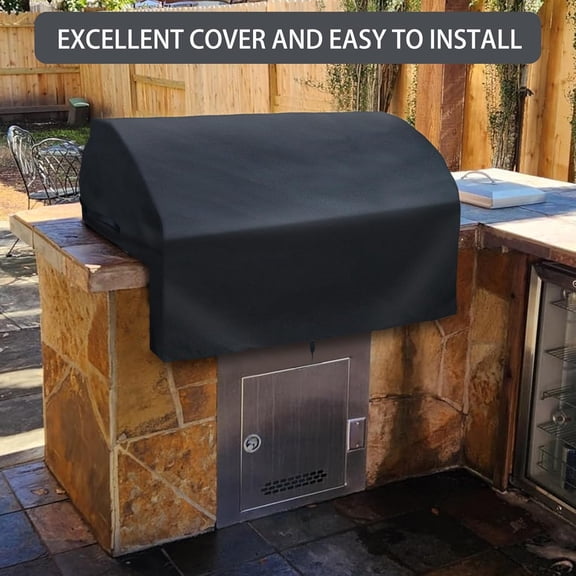 OG36 Grill Cover Replacement Parts for Wolf Built-in 36 Inch Grills Twin Eagles Alfresco Lynx 36 Built in Heavy Duty BBQ Cover Griddle Hood Cover Black Grill Top Cover Outdoor Grill Parts 1 Pack