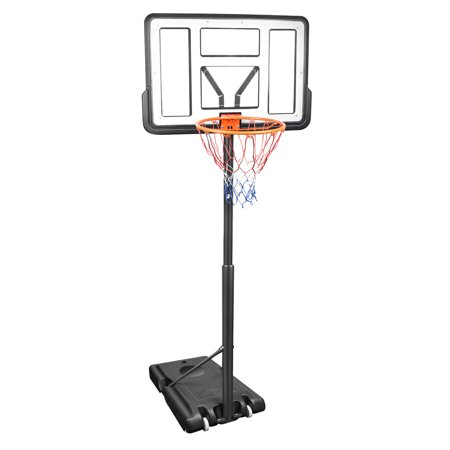 Ogednac 52.8 - 120 in Adjustable Height 44 x 30 in Indoor and Outdoor Portable Basketball System