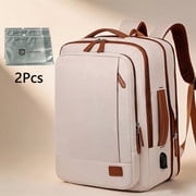 OGEHUAFEE Daily Commute Laptop Backpack, Laptop Backpack + 3-Piece Set + 3Pcs Storage Pockets, Expandable Travel Business Laptop Backpack, Multi-Functional Lightweight Backpack
